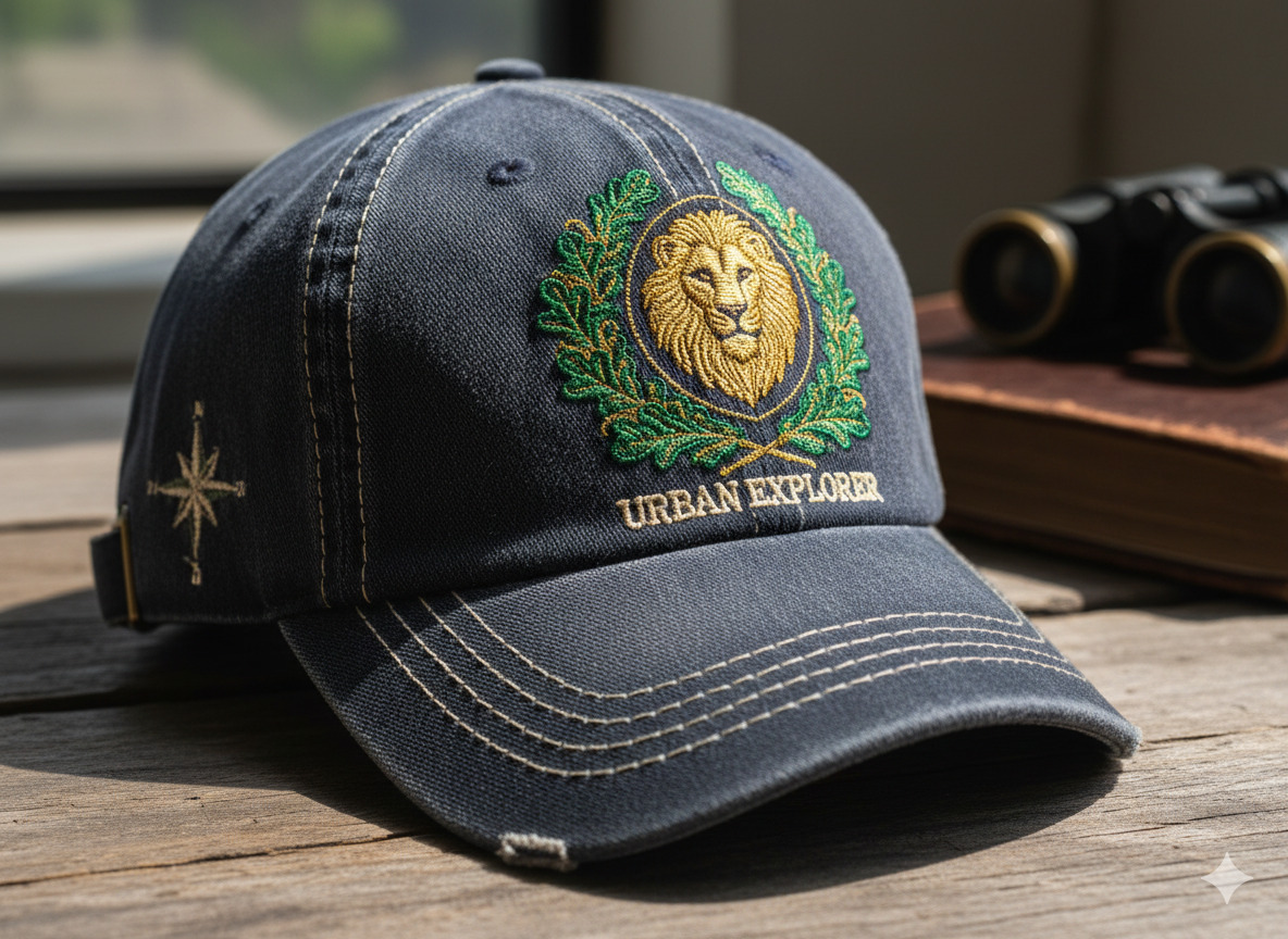 Embroidered cap